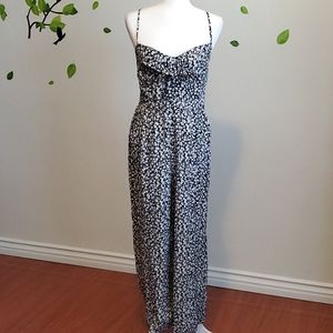 J. Crew tie-font wide-leg jumpsuit in floral print